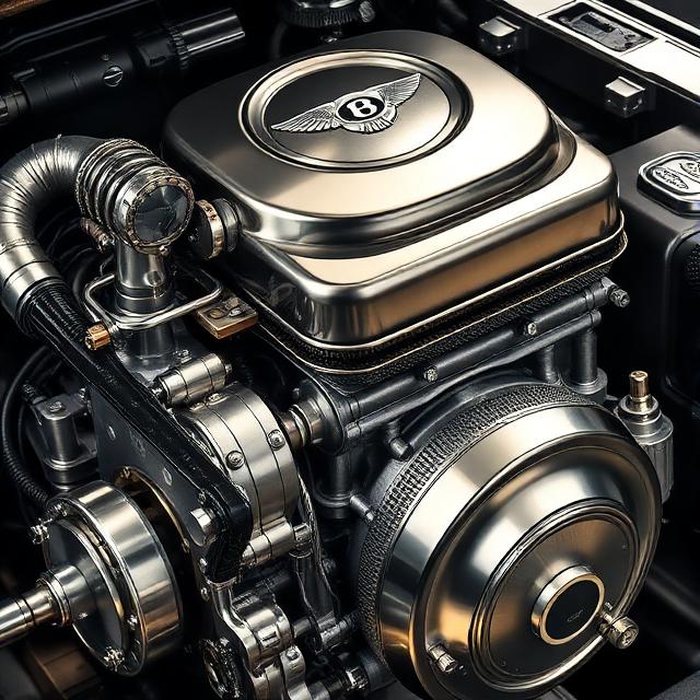 Двигатель марки Bentley