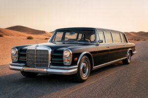 Mercedes-Benz 600 W100 на дороге