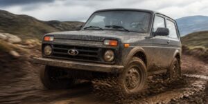 Обновлённый внедорожник LADA Niva Legend 2026 года в серебристом цвете